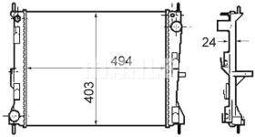 Mahle CR1691000P - RADIADOR PREMIUM RENAULT CLIO III/MICRA