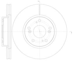 Rh 698610 - DISCO DEL.HONDA FRV