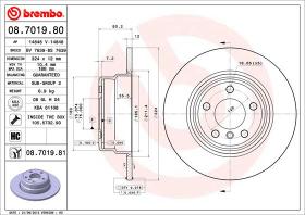 Brembo 08701980 - DISCO TRS.BMW