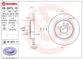 Brembo 08997510 - DISCO DE FRENO