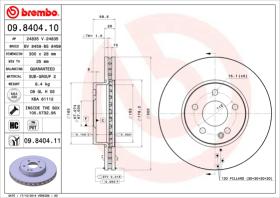 Brembo 09840410 - DISCO DEL.299,5MM.VITO/VIANO (W639)