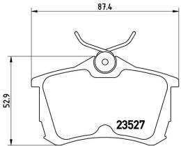 Brembo P28030 - J.PAST.TRS.ACCORD VII