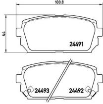 Brembo P30040 - J.PAST.TRS.CARENS