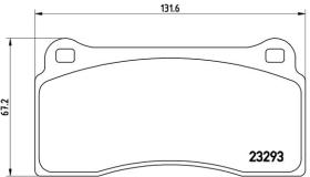 Brembo P36018 - J.PAST.DEL.JAGUAR