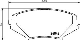 Brembo P49034 - J.PAST.DEL.MAZDA