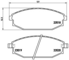 Brembo P54027 - PASTILLA FRENO