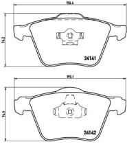 Brembo P86018 - J.PAST.DEL.VOLVO