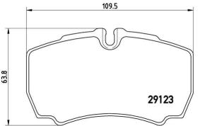 Brembo PA6023 - PASTILLA DE FRENO