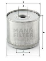 Mann P9171X - FILTRO COMBUSTIBLE