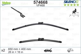 Valeo 574668 - J.2 ESCOB.650/400MM CITR/PEUG/FORD (FLEX)