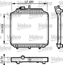 Valeo 732442 - RADIADOR AGUA MERC.100