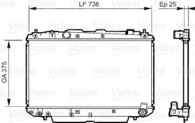 Valeo 734397 - RADIADOR REFRIGERACION