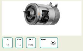 Qsr MIS0028OE - MOTOR DC LETRIKA  IM0028/MM59