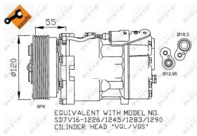 Nrf 32255 - COMPR.12V AUDI/FORD/MERC/SEAT/VW