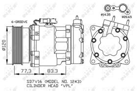 Nrf 32266 - COMPR.12V CITR/PEUG.