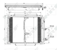 Nrf 35229 - CONDENSADOR MERCEDES S-SERIES 3.2 91-