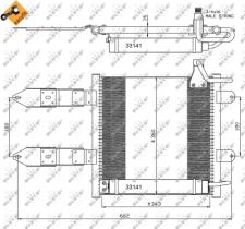 Nrf 35367 - CONDENSADOR VW POLO 1.4 95-