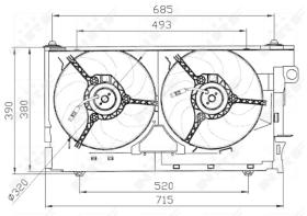 Nrf 47030 - VENTILADOR TURISMOS CITROEN XSARA 9