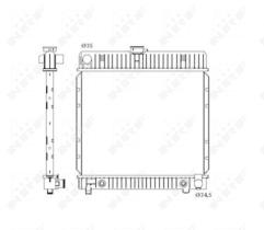 Nrf 514250 - RADIADOR ALUM.MERC.