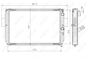 Nrf 51564 - RADIADOR ALUMINIO IVECO