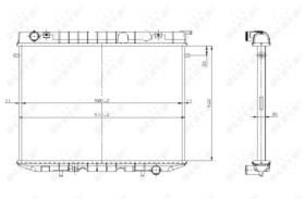 Nrf 519532 - RADIADOR OPEL/VAUXHALL F