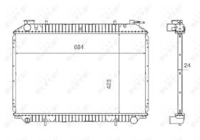 Nrf 519534 - RADIADOR SERENA 92-