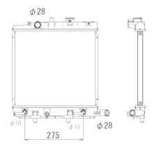 Nrf 53323 - RADIADOR DEMIO 98-