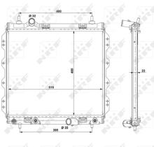 Nrf 53337 - RADIADOR CHRYSLER PT CRUISER 2.0 00-