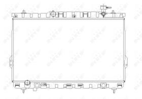 Nrf 53357 - RADIADOR AGUA HYUND/ KIA CLIM.AUTOM.