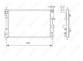 Nrf 53464 - RADIADOR COLT VI 1,1/1,3