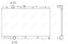 Nrf 53522 - RADIADOR COLT 95-