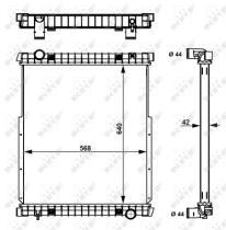 Nrf 53538 - RADIADOR EUROCARGO 91-