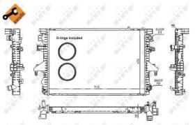 Nrf 53795 - RADIADOR CALEF.MULTIVAN 2,0