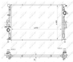 Nrf 53812 - RADIADOR ALUMINIO VOLVO