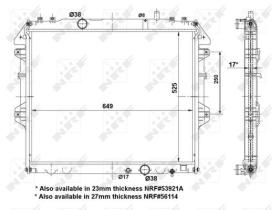 Nrf 53921 - RADIADOR ALUMINIO TOYOTA