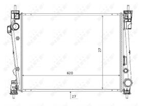 Nrf 53933 - RADIADOR CALEF.ALFA