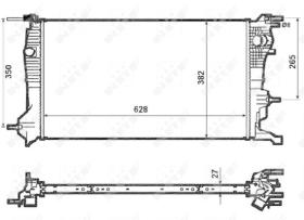 Nrf 53963 - RADIADOR CALEF.MEGANE III 1,4 TCE