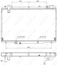Nrf 54750 - RADIADOR ESPACE-III 2.2 TD