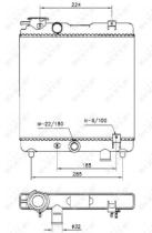 Valeo 58659 - RADIADOR .PANDA 34/45/S-MARBELLA
