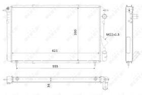 Nrf 58901 - RADIADOR ESPACE-II 2.0 /2,1