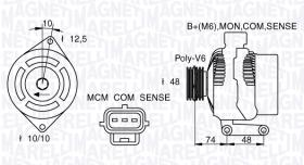 Magneti Marelli MAN7411 - ALT.12/90A FOCUS