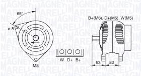  MAN7463 - ALT.12/100A PERKINS