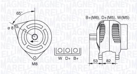 Magneti Marelli MAN7463 - ALT.12/100A PERKINS