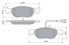 Bosch 0986424362 - J.PAST.DEL.ALFA/FIAT/LANCIA