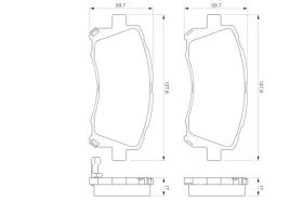 Bosch 0986424700 - J.PAST.DEL.SUBARU