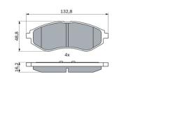 Bosch 0986424818 - J.PAST.DEL.DAEWOO KALOS