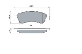 Bosch 0986494110 - J.PAST.TRS.CITR/FIAT/PEUG.