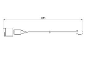 Bosch 1987474910 - AVISADOR DESG.P.SBB