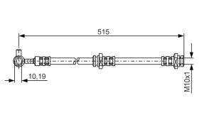 Bosch 1987476376 - TUBO FLEXIBLE FRENO