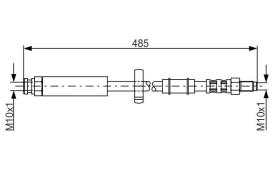 Bosch 1987481063 - LATIG.FRENO